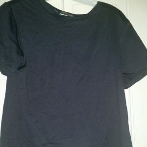 I.B. Diffusion Black Sexy Spandex Top Sz Large